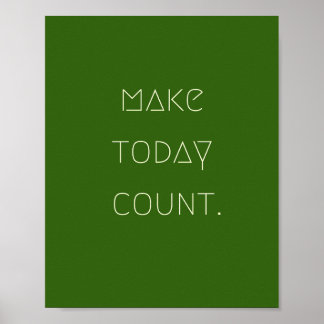 make.hoje.count. POSTER e IMPRESSÕES