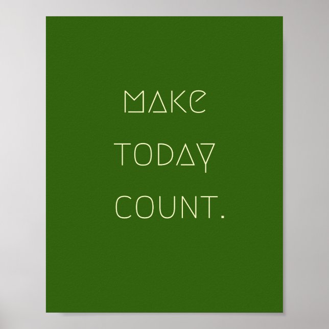 make.hoje.count. POSTER e IMPRESSÕES (Frente)