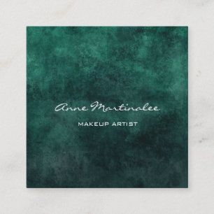 Makeup Artist Abstrato Square Cartão de visita