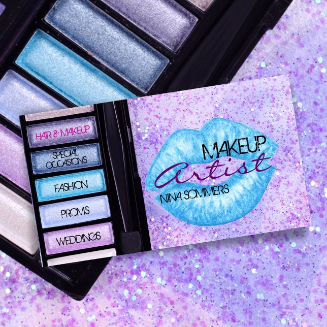 Makeup Artist Cartão de visita (Criador carregado)