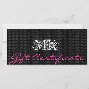 Makeup Artist Gift Certificate Rosa