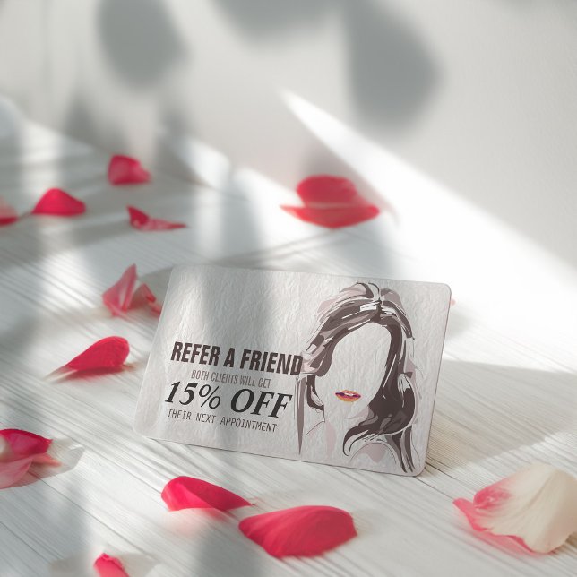 Makeup Artist & Hair Stylist Beauty Salon Referral (Criador carregado)