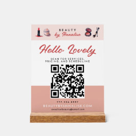 Makeup Artist Hello Lovely Business QR code