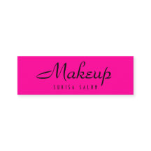 Makeup Artist Hot Pink Skinny Cartões de visitas