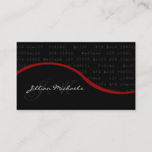 Makeup Artist Make Up Woman Cartão de visita