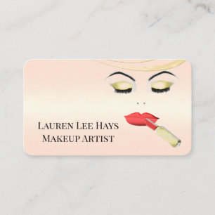 Makeup Hair Salon Beautician Cartões de visitas Ro