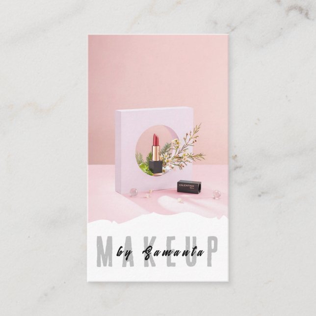 Makeup PMU Microblading Henna Salon Cartão de visi (Frente)