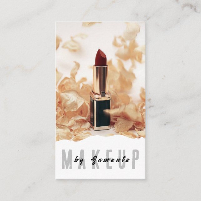 Makeup PMU Microblading Henna Salon Cartão de visi (Frente)