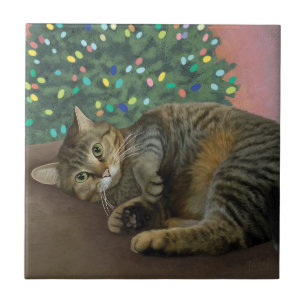 Mal-chefe feliz - Gatinho de Natal