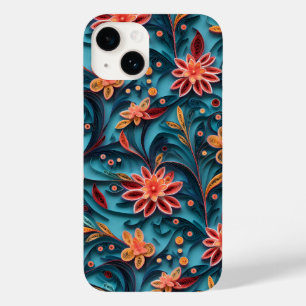 Mal existe um padrão de papel floral sem costura