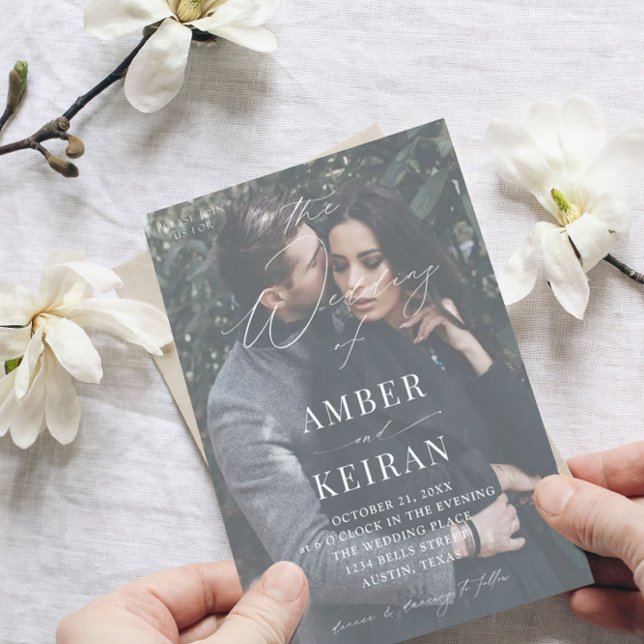 Mal Existem Sombras - Convite Para Casamento Fotog (Criador carregado)