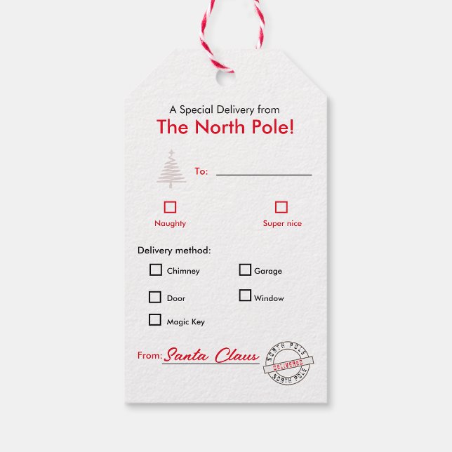 Mal Natal - Etiqueta de presentes para crianças (Criador carregado)