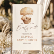 Mal Podemos Esperar Bem-vindo ao Chá de Bebê do Ur