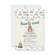 Mal Podemos Esperar Convites De Bebê