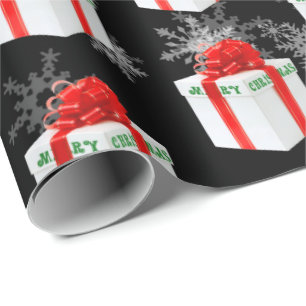 Mal Presente De Natal E Papel De Molho De Neve