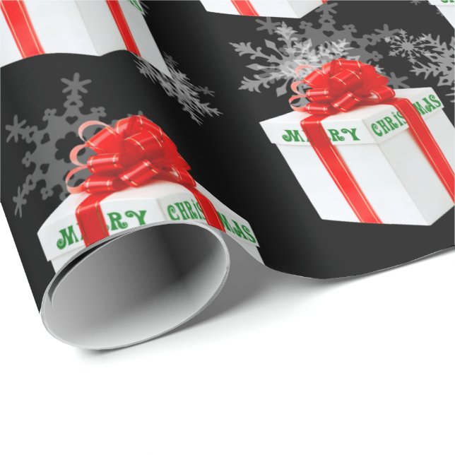 Mal Presente De Natal E Papel De Molho De Neve (Ponta do rolo)