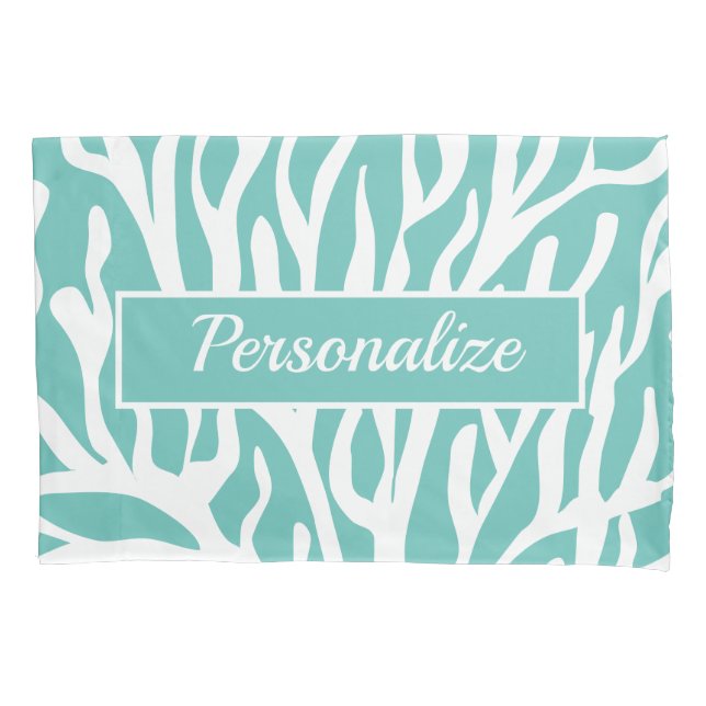 Mala-almofada de impressão do quarto de recife de  (Frente)