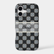 Mala de Cinza Preta do Iphone Personalizado