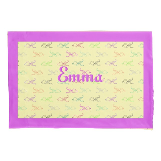 Mala de Travesseiro de Peixe Multicolor (Frente)