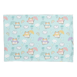 Mala de Travesseiro do Padrão de Dia Chuvoso