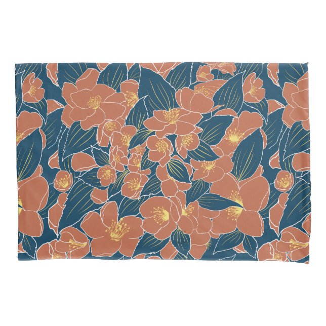 Mala de Travesseiro Floral Cozy Fall - Quente e Co (Frente)