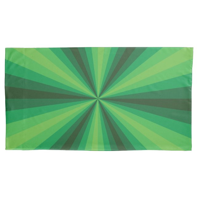 Mala de Travesseiro Verde de Illusão Óptica (Frente)