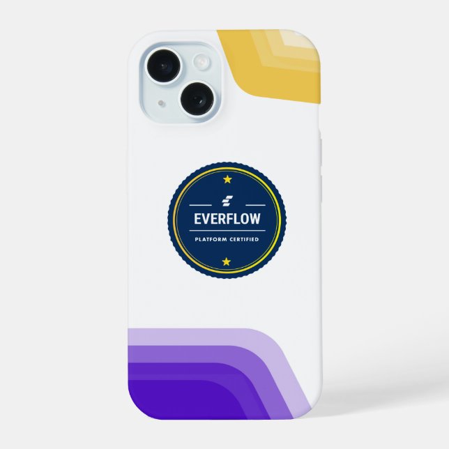 Mala do Ajustado Slim 14 do iPhone, brilhante (Verso)