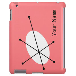 Mala iPad 'Seu Nome' Rosa Dazzle