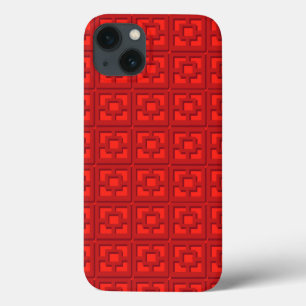 Mala iPhone / iPad do Red Trellis Retro