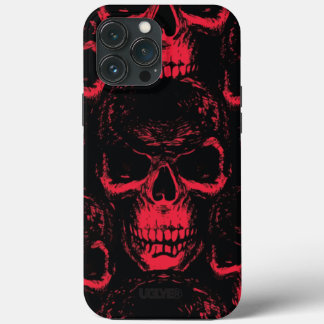 Mala iPhone / iPad do UGLYE® Blood Red Skulls