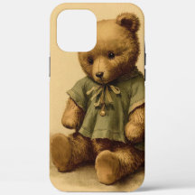 Mala iPhone / iPad do Urso de Teddy Vintage