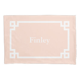 Mala Padrão do Travesseiro do Monograma de Chave G