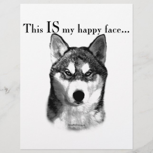 Malamute Happy Face (Frente)