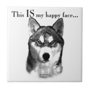 Malamute Happy Face
