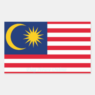 Malaysia - etiqueta de alta qualidade da bandeira