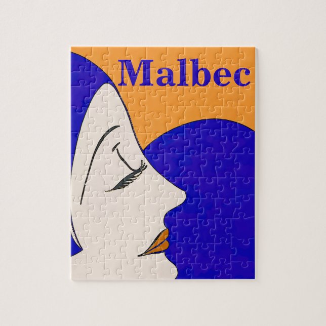 Malbec, Wine, Jigsera Quebra-cabeça (Vertical)