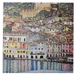 Malcesina no lago Garda, Gustav Klimt