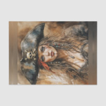 Maldita Lady Pirate Capitão Papel de Desligamento