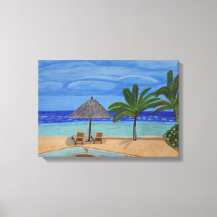 Maldivas canvas art