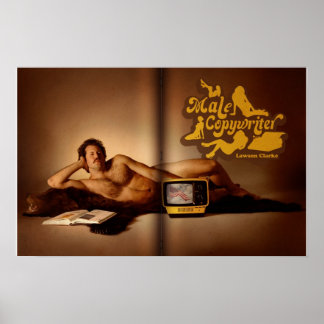 Male Copywriter Poster