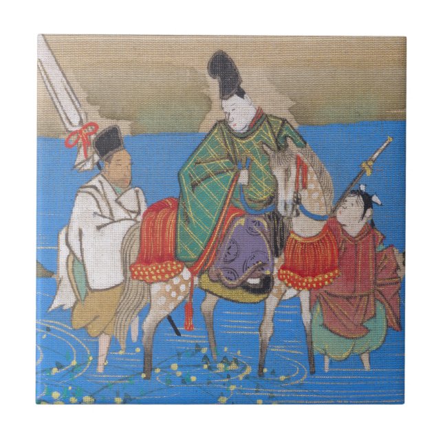 Male Courtier no Rio Horseback (1839) (Frente)