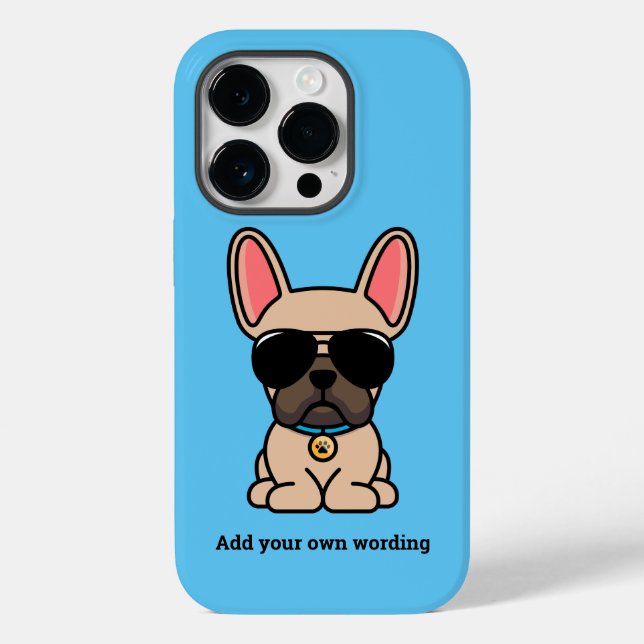 Male Fawn French Bulldog capas de iphone de Casal- (Verso)