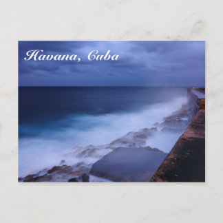 Malecon em Havana, Cuba cartão postal