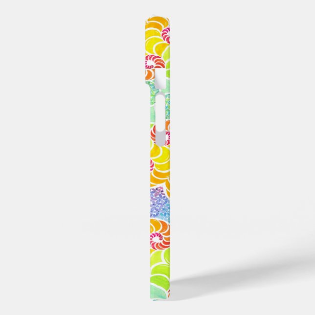 Maleta Colorida Iphone 14 Caso (Verso/Esquerda)