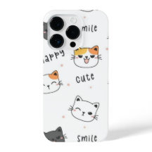 Maleta de Ajustado fina iPhone 13 Pro Cats Bonito,