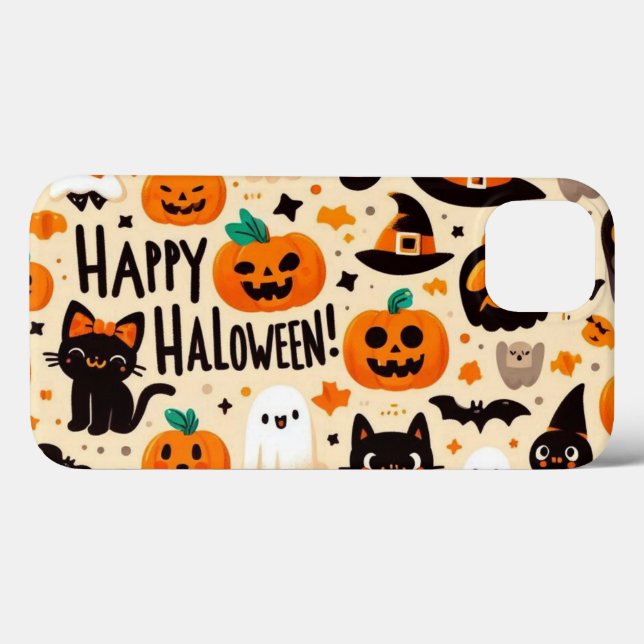 maleta iPhone / iPad do halloween (Verso (horizontal))