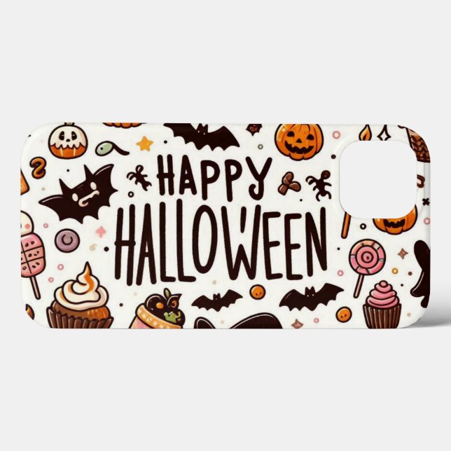 maleta iPhone / iPad do halloween (Verso (horizontal))