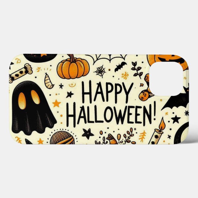 maleta iPhone / iPad do halloween (Verso (horizontal))