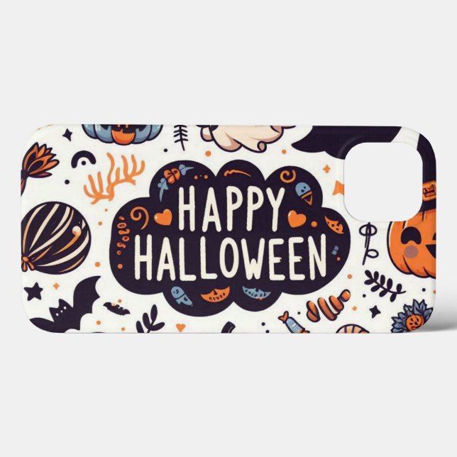 maleta iPhone / iPad do halloween (Verso (horizontal))