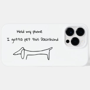 Maleta Mate iPhone 14 Pro para LOVER DACHSHUND